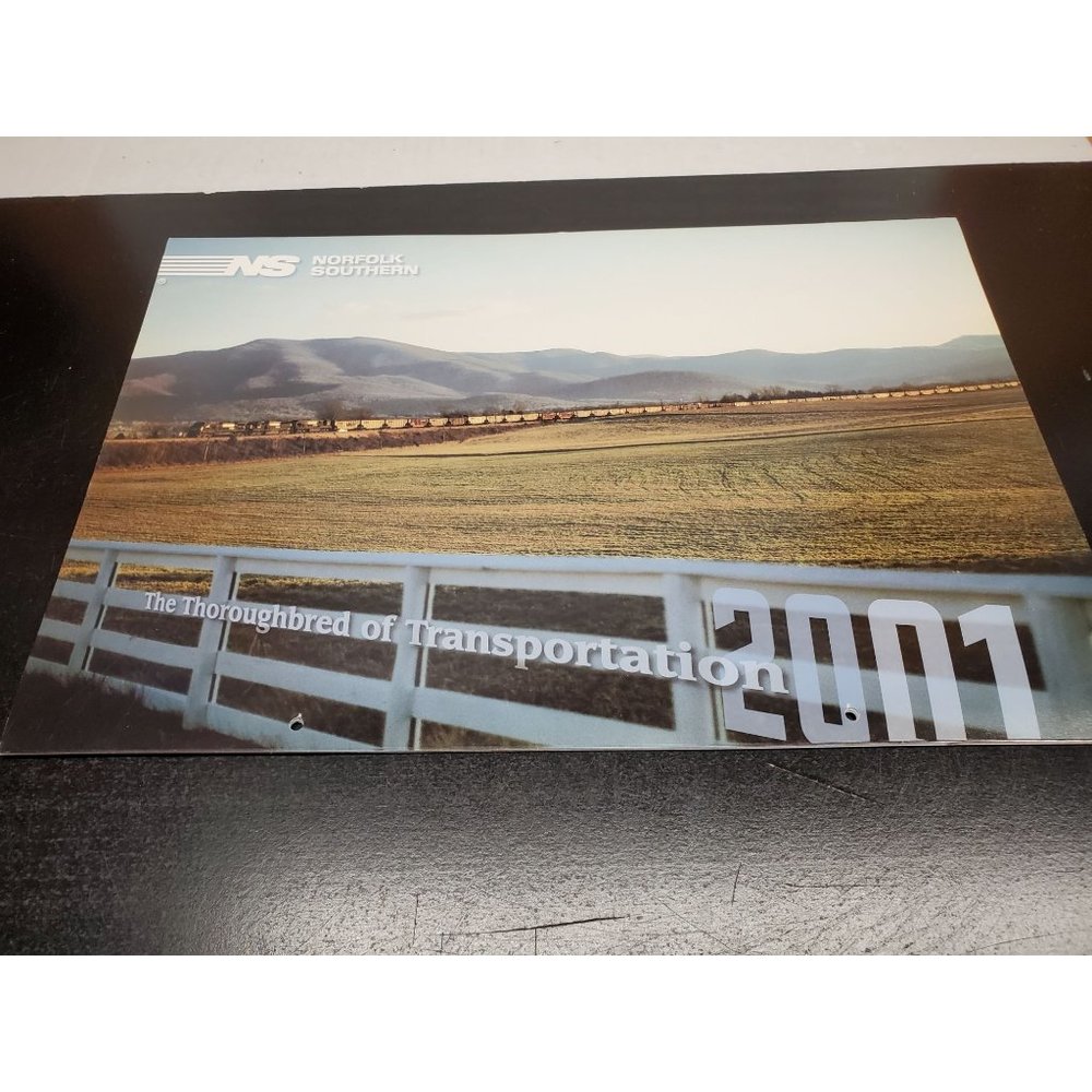 2001‎ Norfolk Southern Railroad Calendar - Oversize